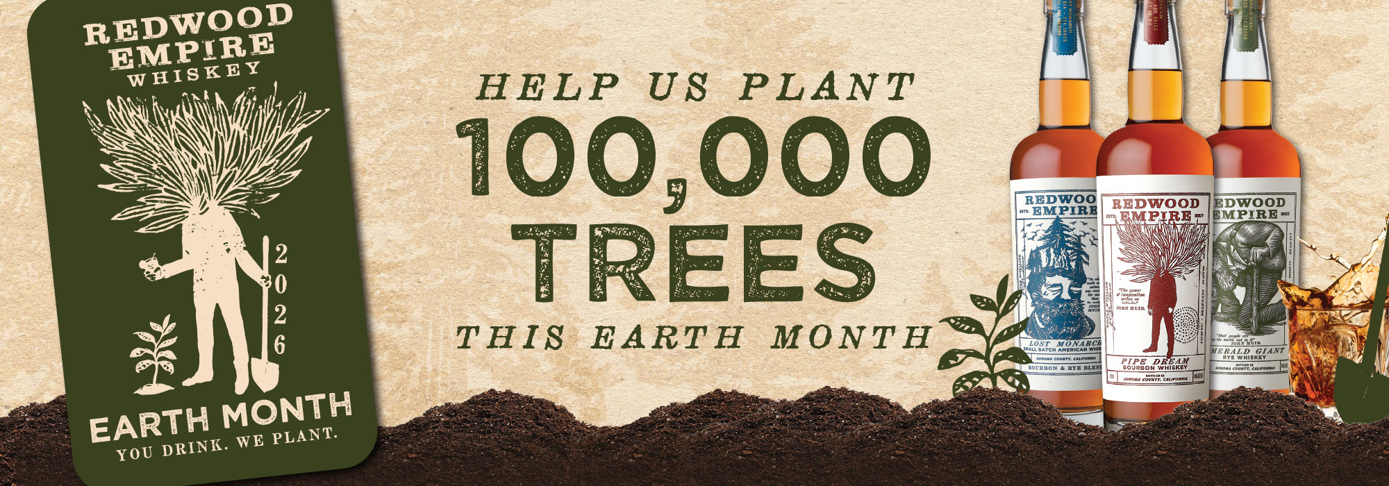 Earth Month Redwood Empire Whiskey