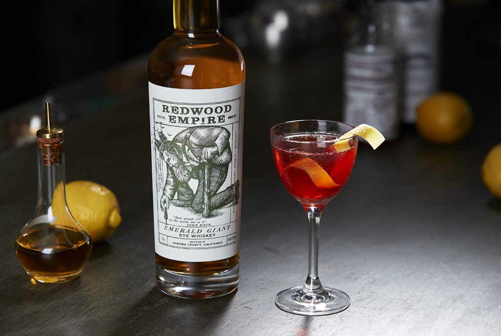 EMERALD GIANT - Craft Rye Whiskey - Redwood Empire Whiskey