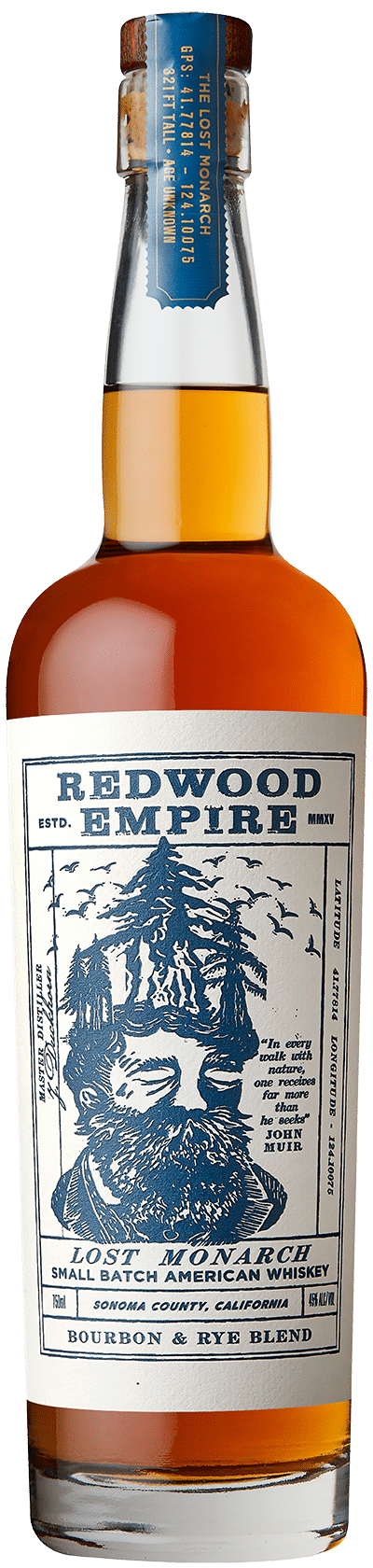 Lost Monarch Craft Whiskey Blend Redwood Empire
