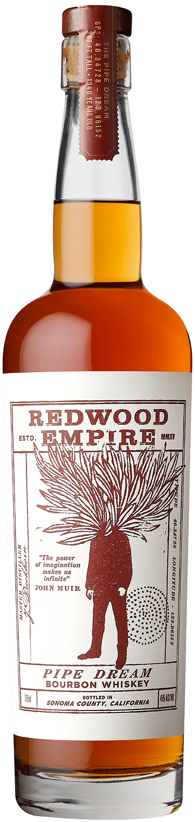 Pipe Dream Craft Bourbon Whiskey Redwood Empire