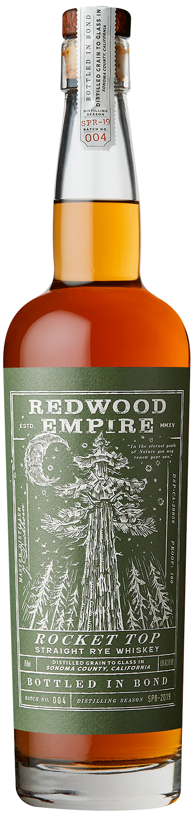 RocketTop Bottled-in-Bond Craft Whiskey