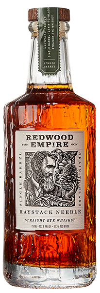 Haystack Straight Rye Whiskey Redwood Empire