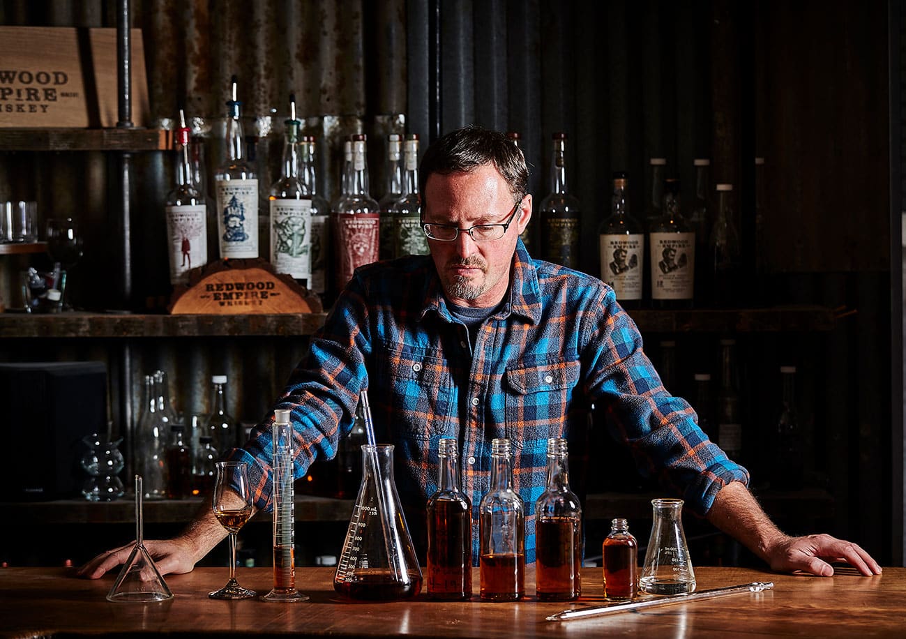 Jeff Blending Redwood Empire Whiskey