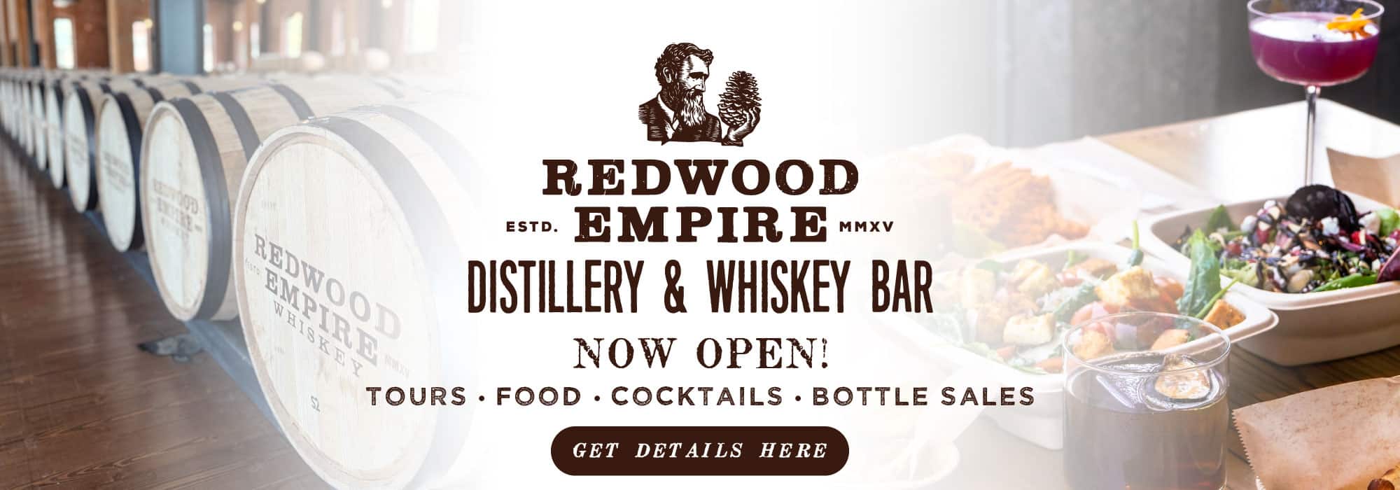 Redwood Empire Whiskey Bar Distillery Mare Island CA