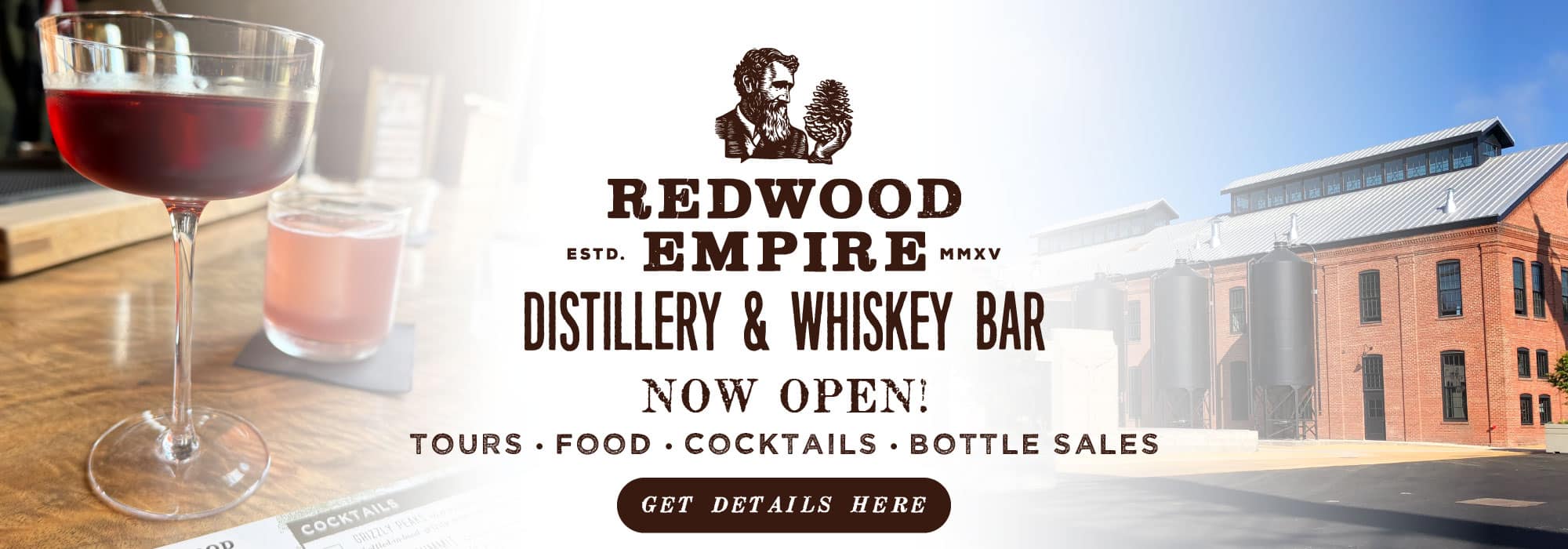 Redwood Empire Whiskey Distillery Tours Mare Island CA