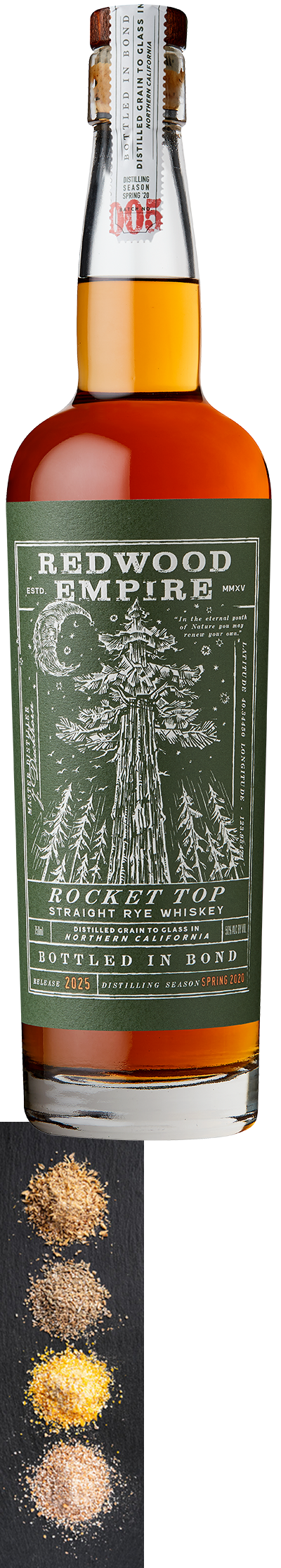 RocketTop Whiskey Bottled-in-Bond Holiday Gift