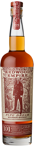 PipeDream 101 proof Bourbon Whiskey Redwood Empire
