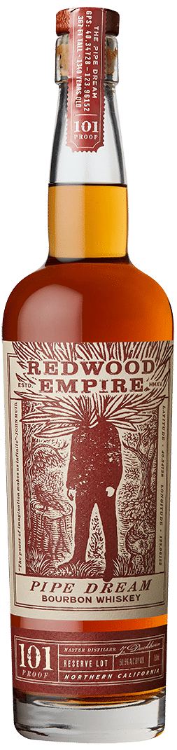 Pipe Dream 101 Craft Bourbon Whiskey Redwood Empire